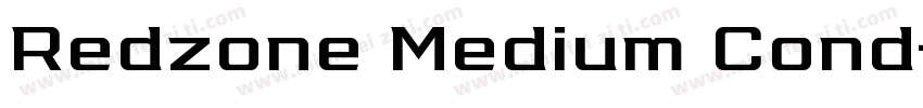 Redzone Medium Cond字体转换